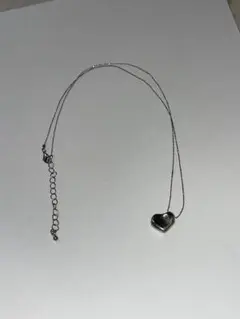 ハート型シルバーネックレス