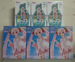 初音ミク　フィギュア　６点セット