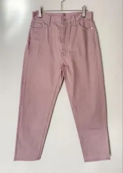 【新品、タグ付き！】LOUTREAMONT ストレッチパンツ　無地　綿98％のサムネイル