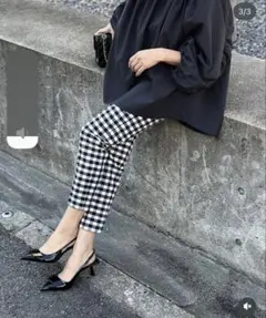 Liten リテン　ギンガムチェックパンツ