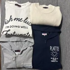 ラブトキシック3点　ピンクラテ Ｍサイズ Ｌサイズ女の子４点まとめ売り