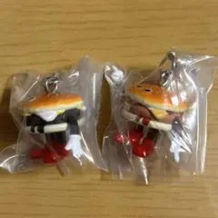 FLAVORS めじるしアクセサリー ハンバーガー 2個セット