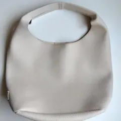 オペークドットクリップ　トートバッグ　アイボリー