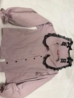 シアートップス シースルートップス 洋服 薔薇柄 フリル 3L 15R 2 