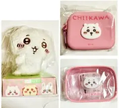 ちいかわ　ぴたれすと　ミニシリコンポーチ　ぷっくりクリアミニポーチ　ポーチ