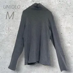 UNIQLO ユニクロ タートルネック グレー M ロンT インナー