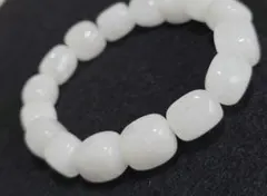 ドレススノーガーデン12ミリブレスレット♡白雪のような静かな景色♡