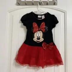 ディズニー　ミニーマウス　チュールワンピース　3T 100cm