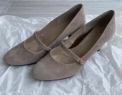 BENEBIS ベージュ ストラップパンプス　日本製