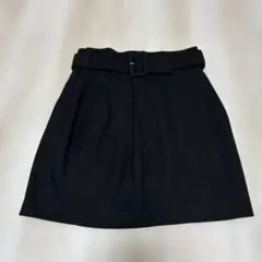 MOUSSY ミニタイトスカート ブラック サイズ2 ベルト付きのサムネイル