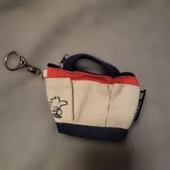 スヌーピー コインケース キーチェーン付き
