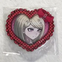ダンガンロンパ エビテン ハート型 アクリルバッジ 赤松楓