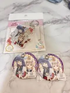 しゅごキャラ くじメイト 着ぐるみパジャマ 缶バッジ ほしな歌唄