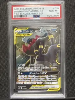 楽一番公式アカウント05様専用 ブラッキー&ダークライGX SA【psa10