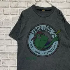 USA製90sヴィンテージTシャツ！シングルステッチ　グレー半袖古着　XL 16