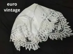 フランスアンティークレース バテンレース テーブルクロス フィレレース