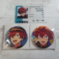 あんスタ　天城一彩　缶バッジ・ID風カード3点セット