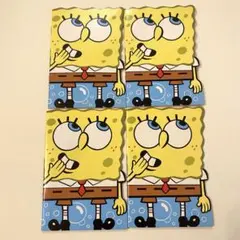 スポンジボブ メモ帳 4冊セット