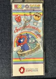 サンリオ アクリルキーホルダー ミャクミャクミャク＆ハンギョドン