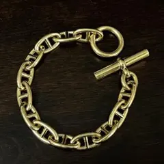 エルメス シェーヌダンクル ブレスレット GM 13コマ ローズ ゴールド