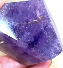ウルグアイ産 天然アメジストポイント 虹入り 希少結晶 鉱物標本