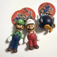 SUPER MARIO Nintendo キーホルダー スーパーマリオ ルイージ