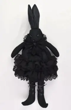 ラルイスのうさぎショルダー L La Luice ~ Fancy Velour Rabbit Shoulder Bag by Indie Brand