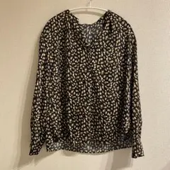 OPAQUE.CLIP 総柄 長袖シャツ