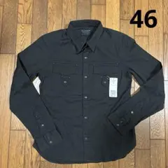 NICOLE CLUB FOR MEN 長袖シャツ ブラック／46／未使用のサムネイル