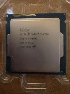 Intel Core i7-4770 3.40GHz純正リテールクーラーもセットのサムネイル