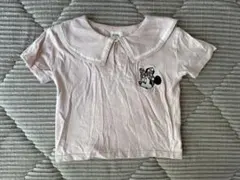 リトシー ミニー セーラー襟Tシャツ 90 ピンク