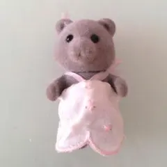 【稀少 初期！】シルバニアファミリー　グレークマの赤ちゃん 手不可動