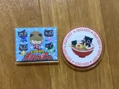 キヨ15周年くじ 【G賞】 キヨ猫アクリルバッジ 2点セット