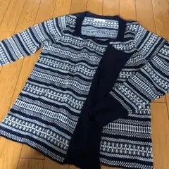 ニット カーディガン ビンテージ 古着 レトロ ノルディック