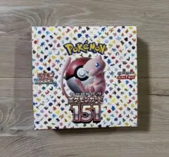 151 ポケモン シュリンク付きBOX 安心鑑定 ポケモンカード - メルカリ