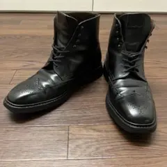 Maison Kitsuné レザーブーツ ブラック EU41 26cm - メルカリ