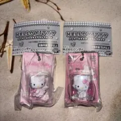 ハローキティ パッケージミニチュア　エンジェル　チャーミー　2個セット　ガチャ