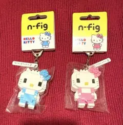【新品】n-fig ハローキティ　サンリオ　キャラクター　キーホルダー【2個】