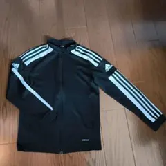 adidas ブラック ジャージジャケット 160