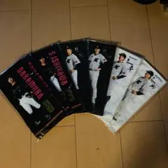 千葉ロッテマリーンズ　ガチャ　ミニタオルハンカチ　6選手７枚