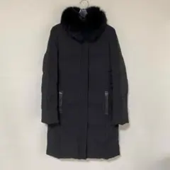 ICB アイシービー ダウンコート 9 黒 ブラック ファー 暖かい DMW 