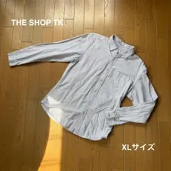 【即日発送】THE SHOP TK ストライプシャツ XLサイズ 綿100%