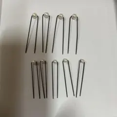 パール付きブラックヘアピン10本セット