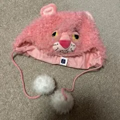 ピンクパンサー ふわふわ帽子 キャップ 被り物