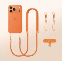 クロスボディストラップ ストラップホルダー 長さ調節可 全機種対応 落下防止