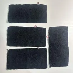 ミニハンカチ 4枚セット ブラック