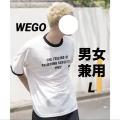 WEGO ヴィンテージロゴリンガーBIGTシャツ ユニセックスのサムネイル