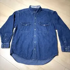 オールドUNIQLO デニムシャツ　タンガリーシャツ