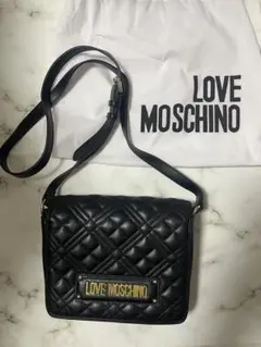 LOVE MOSCHINOラブモスキーノ ショルダーバッグ ブラック 黒ゴールドのサムネイル