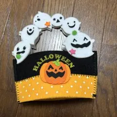ハロウィン フェルトクラフト ゴーストとカボチャ